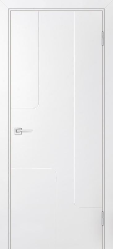 Дверь межкомнатная крашенная Смальта-Лайн 01 эмаль белая RAL9003 глухая