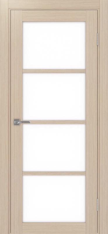 Дверь межкомнатная экошпон Турин 540.2222 белёный дуб остеклённая (лакобель белый)