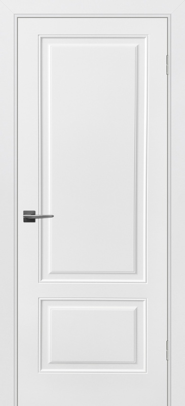 Дверь межкомнатная крашенная Шарм-12 эмаль белая RAL9003 глухая