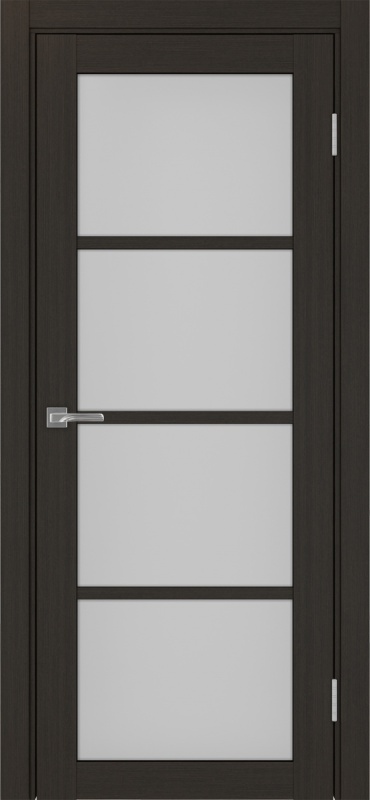 Дверь межкомнатная экошпон Турин 540.2222 венге остеклённая (мателюкс)