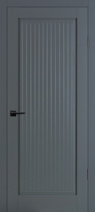 Дверь межкомнатная экошпон (полипропилен) PSC-56 графит глухая