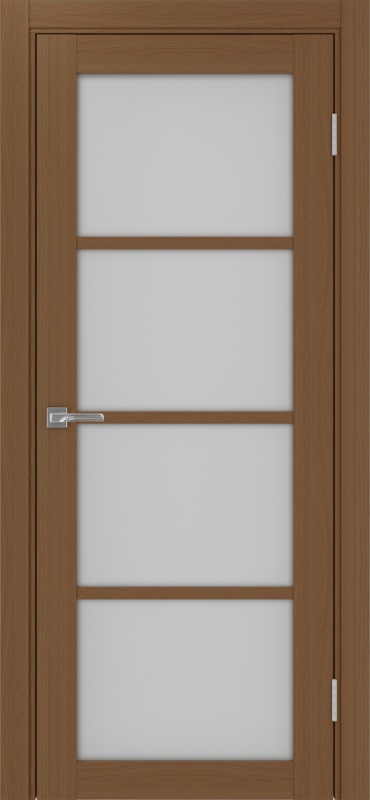 Дверь межкомнатная экошпон Турин 540.2222 орех остеклённая (мателюкс)