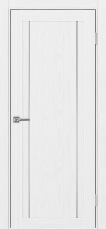 Дверь межкомнатная экошпон Турин 522АППSC.111 белёный дуб глухая (молдинг матовый хром)