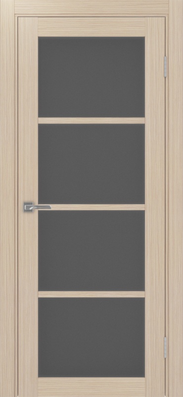Дверь межкомнатная экошпон Турин 540.2222 белёный дуб остеклённая (графит)