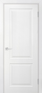 Дверь межкомнатная крашенная Смальта-Лайн 04 эмаль белая RAL9003 глухая
