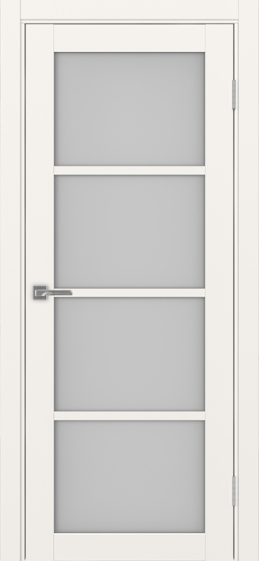 Дверь межкомнатная экошпон Турин 540.2222 бежевый остеклённая (мателюкс)