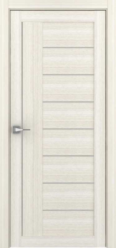 Дверь межкомнатная экошпон м.2110 велюр капучино остеклённая (сатинат белый)