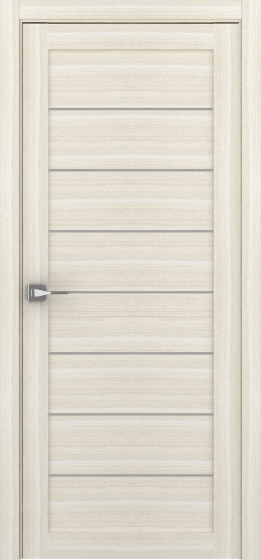 Дверь межкомнатная экошпон м.2125 велюр капучино остеклённая (сатинат белый)