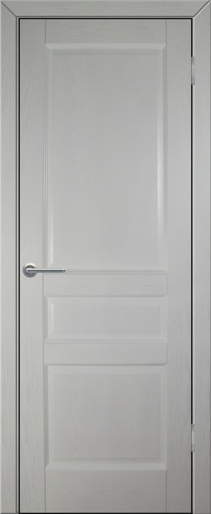 Дверь межкомнатная шпонированная (шпон натуральный) Прованс-9 белый ясень глухая