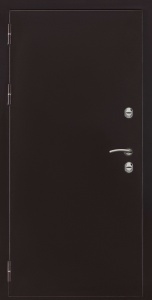 Входная металлическая дверь с терморазрывом Термо 3 антик медь / Престиж 1/2 эмаль белая