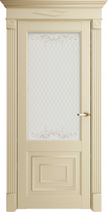 Дверь межкомнатная экошпон м.62002 серена керамик остеклённая (стекло с наливным витражом)
