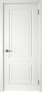 Дверь межкомнатная крашенная Смальта-42 эмаль белая глухая