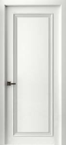 Дверь межкомнатная крашенная Бремен-1 эмаль белая RAL9003 глухая
