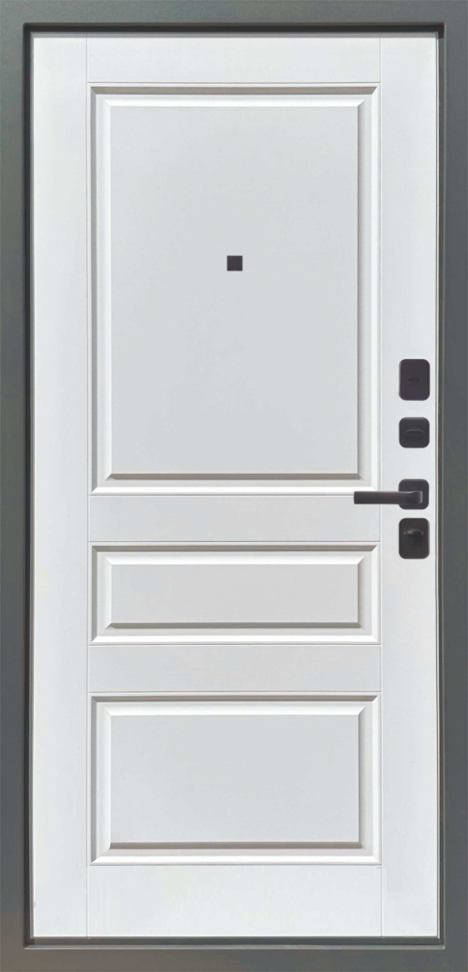 Входная металлическая дверь 3К YoDoors-8 Velluto Oscure AG 710 / Velluto Bianco AG 700