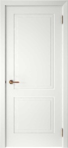 Дверь межкомнатная крашенная Смальта-47 эмаль белая глухая