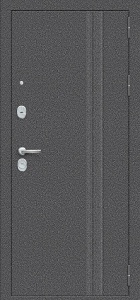 Входная металлическая дверь Тайга-9 Вертикаль антик серебряный / серый