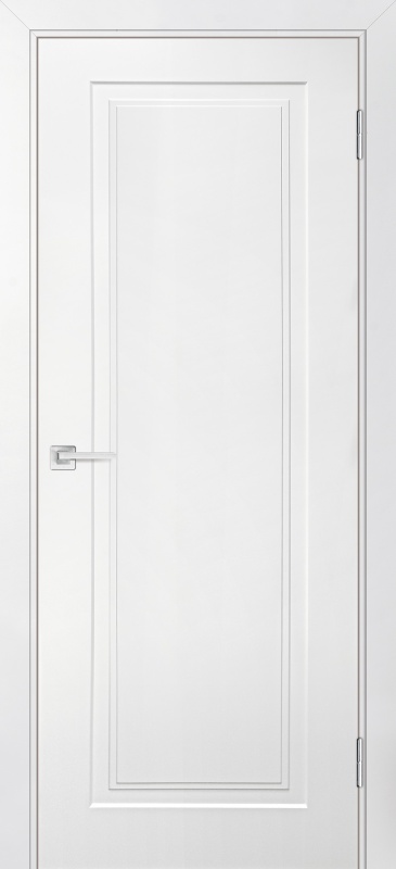 Дверь межкомнатная крашенная Смальта-Лайн 06 эмаль белая RAL9003 глухая