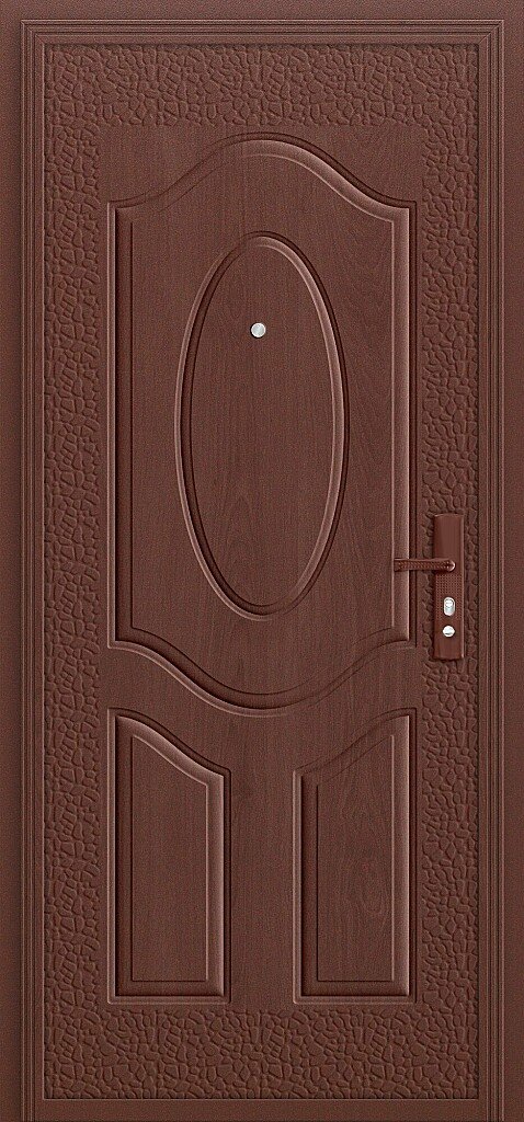 Входная металлическая дверь Е40М антик медный / антик медный
