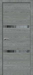 Выставочный образец Порта-55 4AF экошпон west skyline 200х70-ДО (зеркало) (правое открывание)