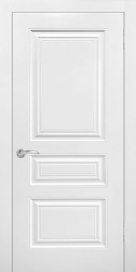 Дверь межкомнатная крашенная Роял-3 эмаль белая глухая