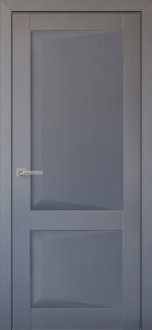 Дверь межкомнатная Перфекто 102 покрытие soft touch серый бархат глухая