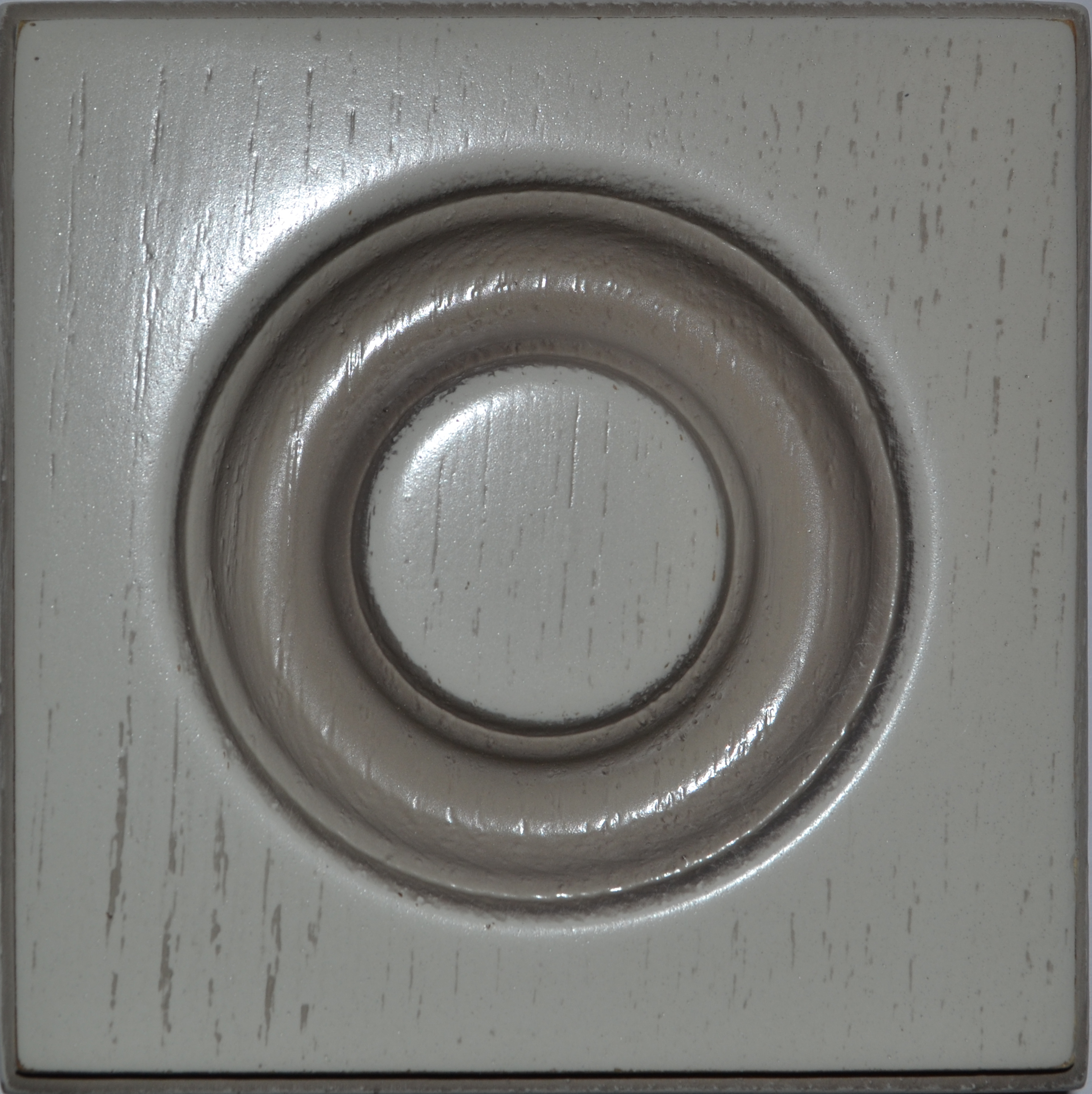 Дверь межкомнатная шпонированная (шпон натуральный) Вена нефрит тон 2 остеклённая (сатинат белый с рисунком «Кристалл №88»)