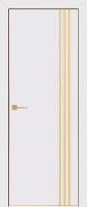 Дверь межкомнатная Гранд-7 ПВХ/ПВХ-шпон софт милк глухая
