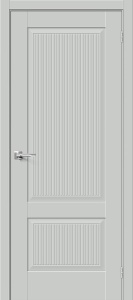 Дверь межкомнатная из эмалита «Прима-12.Ф7» Grey Matt глухая