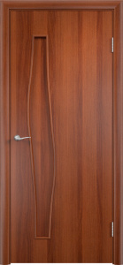 Дверь межкомнатная финиш-плёнка с-10(г) итальянский орех глухая