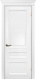 Дверь межкомнатная крашенная Смальта-06 эмаль белая RAL9003 глухая