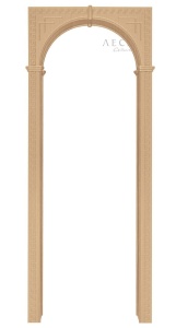 Арка Эллада МДФ без отделки (стойки 180 см., внутренний лист 19 см.)