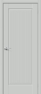 Дверь межкомнатная из эмалита «Прима-10.Ф7» Grey Matt глухая