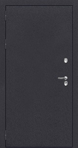 Входная металлическая дверь с терморазрывом 3К YoDoors-20 ТЕРМО букле графит  / Velluto Bianco