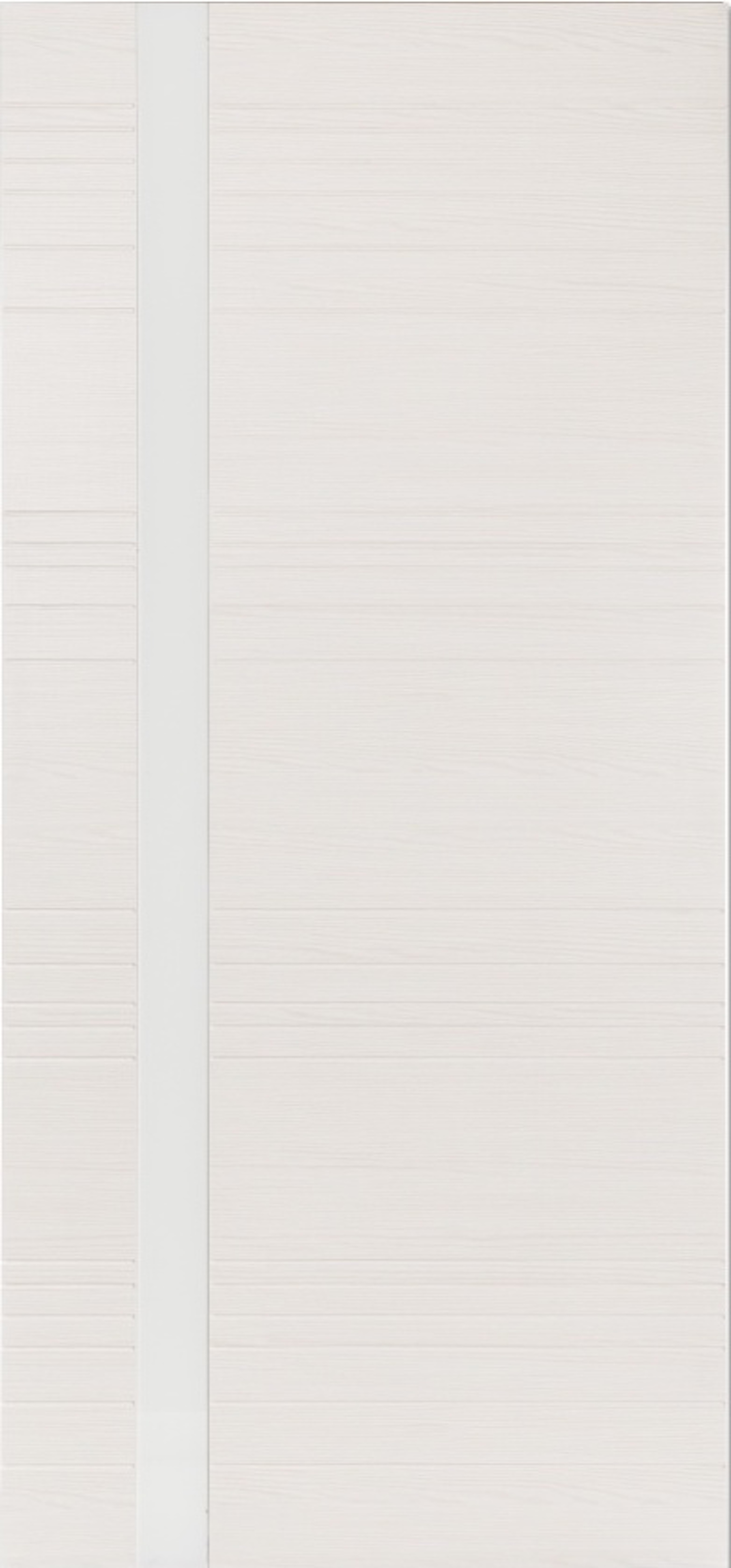 Выставочный двухцветный образец Гармония ПВХ белёный дуб / венге 200х70-ДО (белое / чёрное)