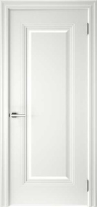 Дверь межкомнатная крашенная Смальта-48 эмаль белая глухая