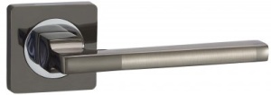 Дверная ручка VANTAGE V53BN/CP (чёрный никель/хром)