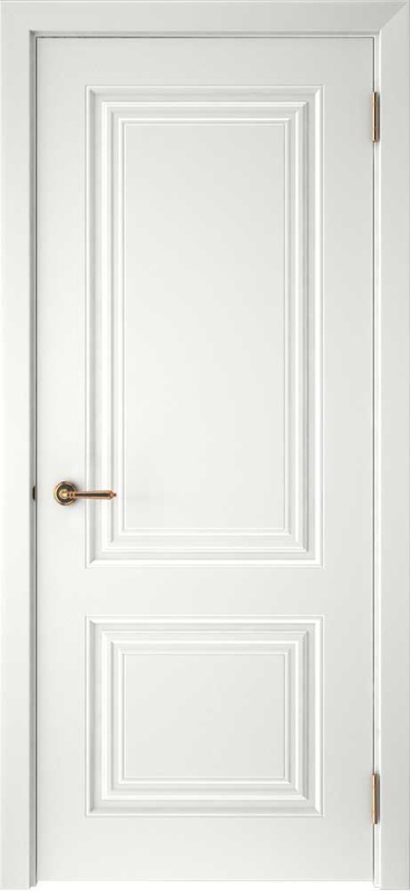 Дверь межкомнатная крашенная Смальта-42 эмаль белая глухая