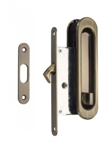 Ручки для раздвижных дверей с фиксатором VANTAGE SDL-05AB (бронза)