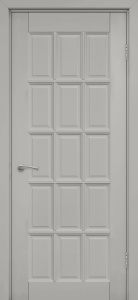 Дверь межкомнатная массив ольхи Лондон-2 эмаль грей глухое
