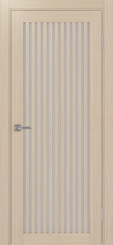 Дверь межкомнатная экошпон Турин 543.2 белёный дуб остеклённая (мателюкс)