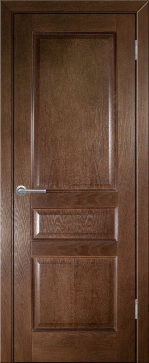 Дверь межкомнатная шпонированная (шпон натуральный) Прованс-9 дуб бургундский глухая