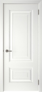 Дверь межкомнатная крашенная Смальта-46 эмаль белая глухая