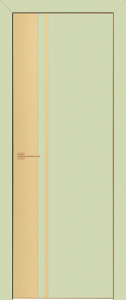 Дверь межкомнатная Гранд-6 ПВХ/ПВХ-шпон софт фисташка глухая