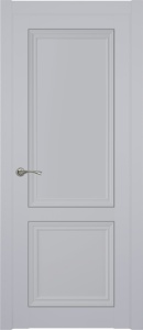 Дверь межкомнатная из полипропилена Прадо м.602 манхэттен (вставка серебро) глухая