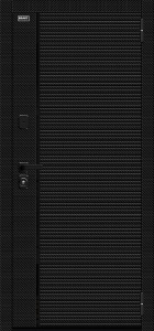 Входная металлическая дверь Лайнер-3 Black Carbon / Off-white