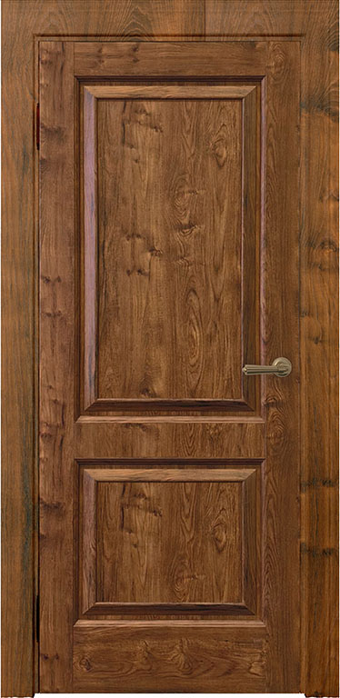 Дверь межкомнатная экошпон Сибирь м.42002 орех натуральный глухая