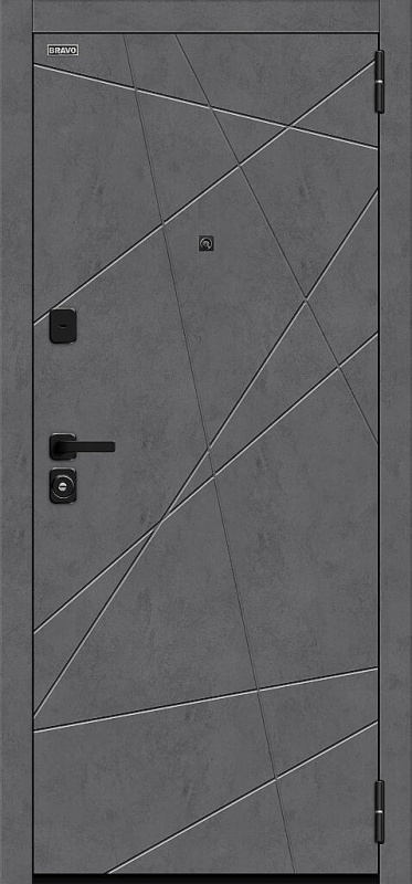 Входная металлическая дверь Граффити-5/SBlack Slate Art / Look Art