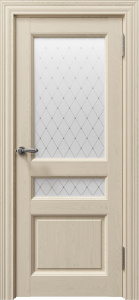 Дверь межкомнатная экошпон м.80014 серена керамик остеклённая (стекло без глитера)